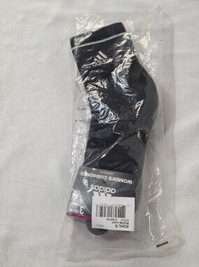 adidas Cushioned  High Quarter Crew Socks Womens Size 5-10 Climacool 3Pk